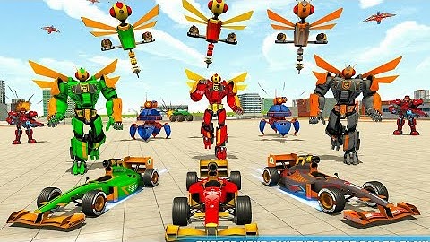 Dragonfly Robot Transforming Game | Robot Car Game | Chari Games