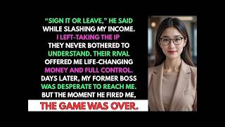 They Cut My Salary in Half, So I Licensed My Formula to Their Rival | Corporate Revenge