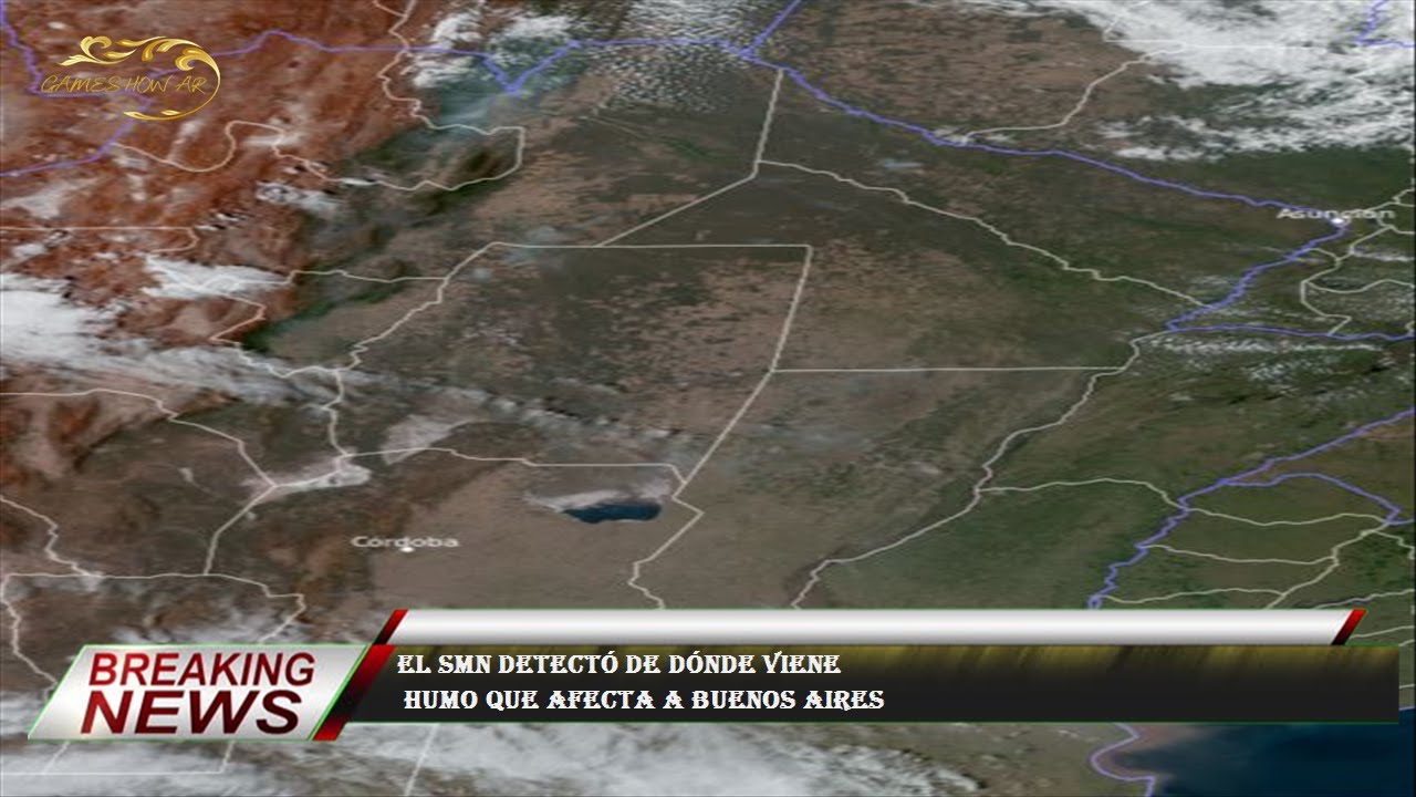 El SMN detectó de dónde viene humo que afecta a Buenos Aires - YouTube