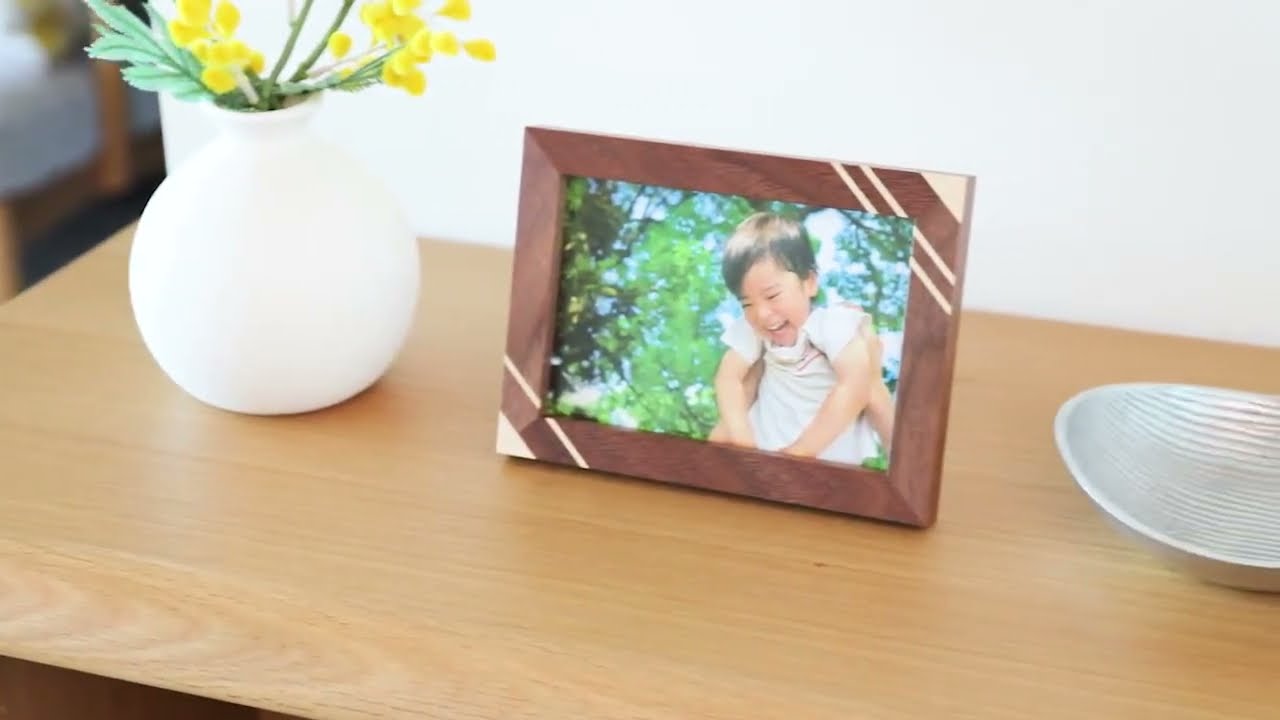 旭川クラフト 文佳堂 リーニエ フォトスタンド 国産クラフト 木製 写真