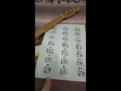 первые аккорды на гитаре - YouTube