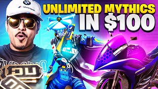 UNLIMITED MYTHICS IN 100$ AND TALKING TO KRAFTON CEO || BATTLEGROUNDS MOBILE INDIA