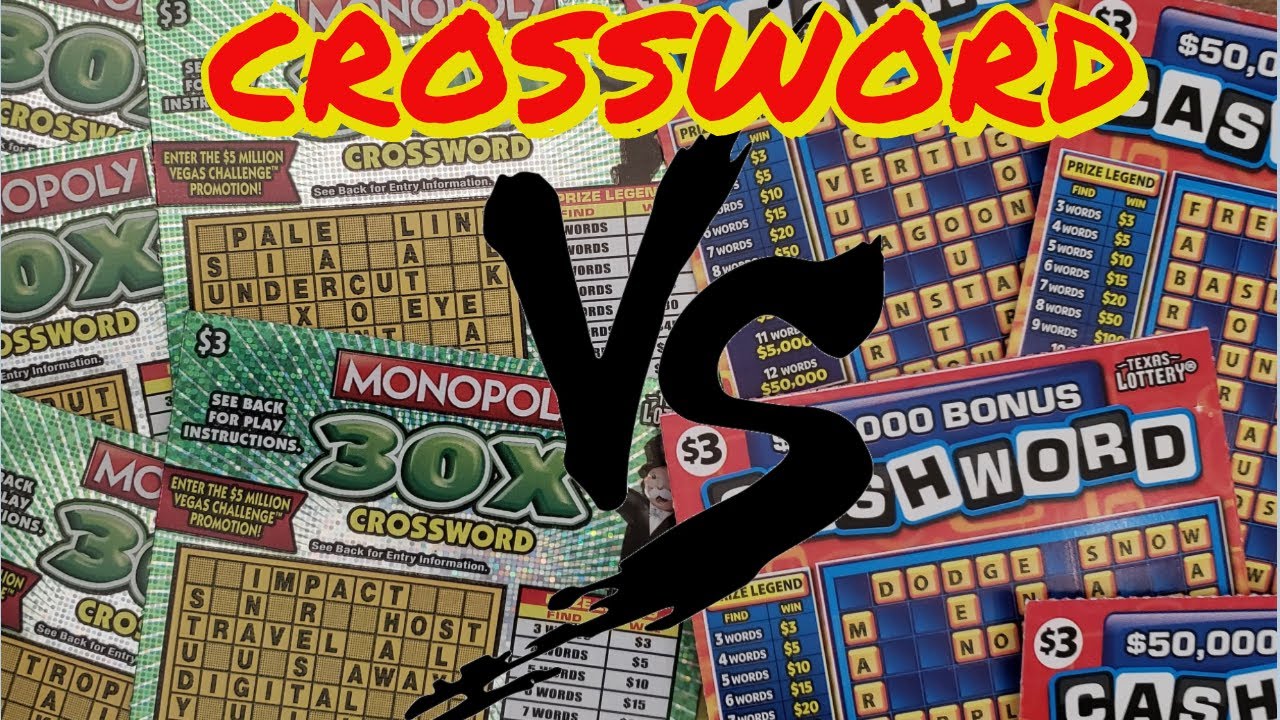  3 Crossword Battle Monopoly 30X Crossword 50 000 Bonus Cashword 