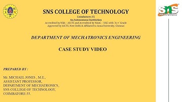 Case Study on Machining Process | Production Technology | SNS Institutions