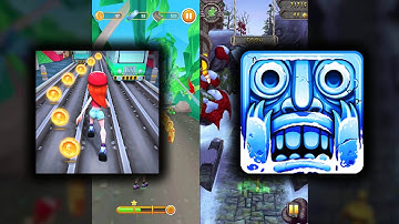 Bus Rush 2 Vs Temple Run 2 Frozen Shadows - Endless Run Game Play