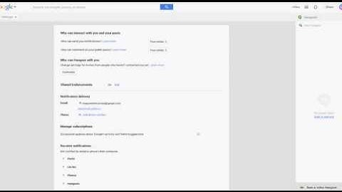 Google+ Privacy Settings part 2
