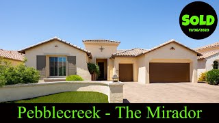 Mirador Model Tour - Pebblecreek Goodyear AZ