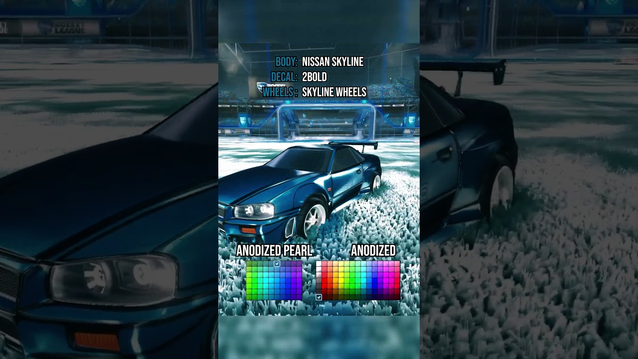 Rocket League Nissan Skyline Design