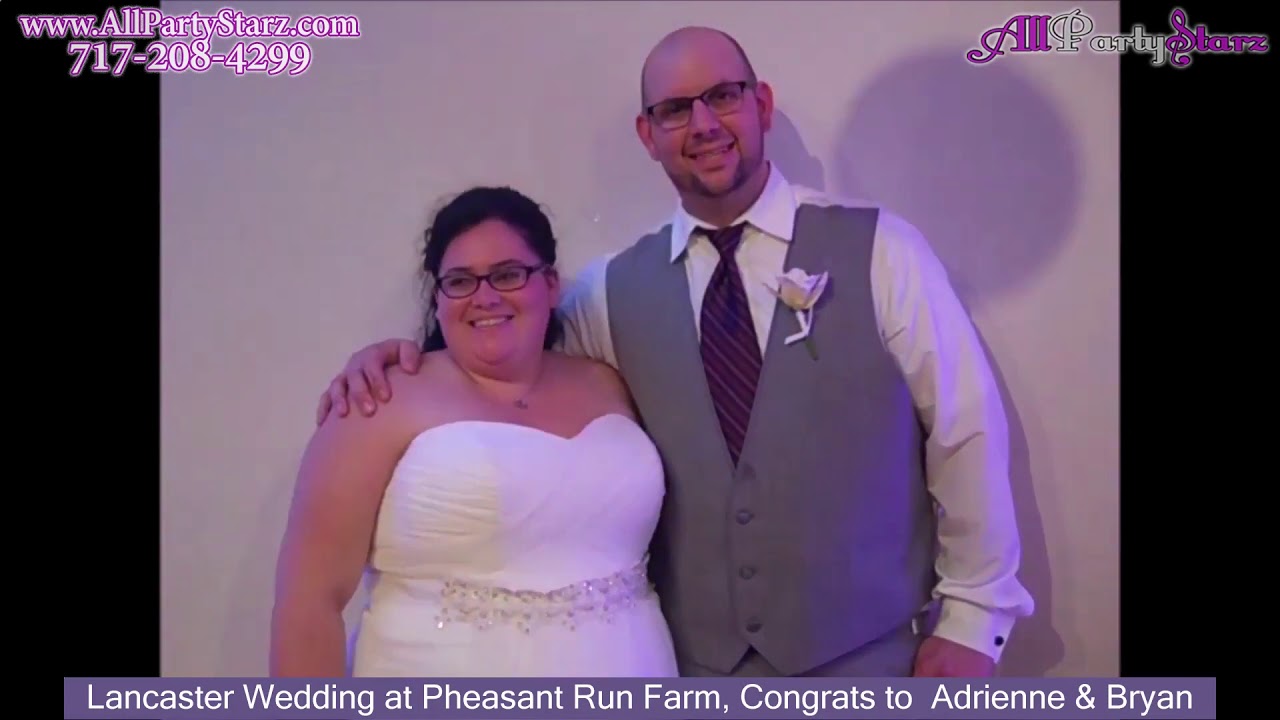 Lancaster Wedding DJ, Pheasant Run Farm, Lancaster PA Wedding, Congrats  Adrienne & Bryan