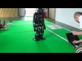 中型ヒューマノイドの歩行テスト Walk Test of a Middle Humanoid Robot