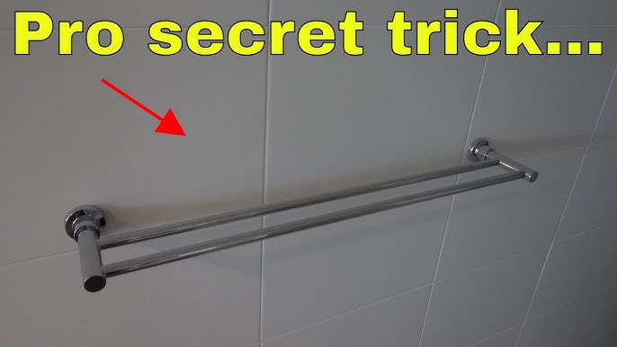 How to Install a Bathroom Towel Hook (J style from Delta) 