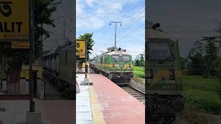 Green Monster G-9 Leading Heavy ISO Container Tanker Rake! 💚⚡      #wag9 #railfanning #trainspotting