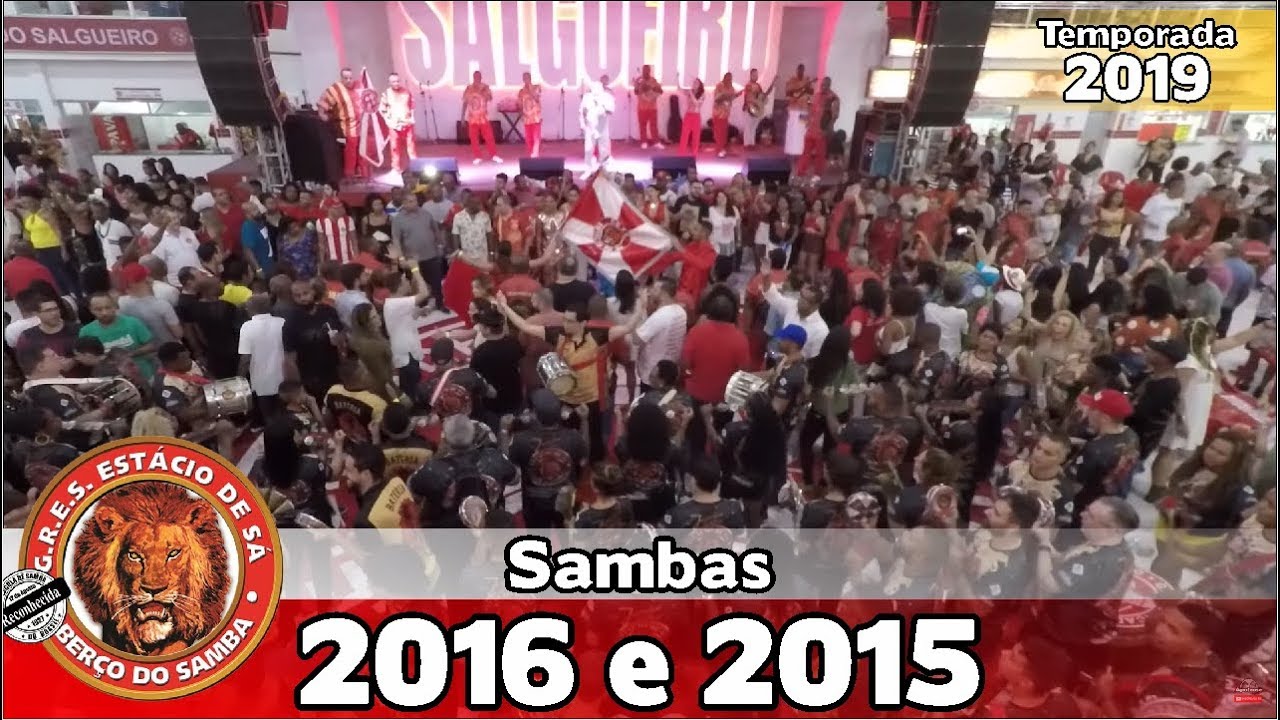 Estácio de Sá 2016 e 2015 - Bateria no Salgueiro Convida - Apoteose ao vivo - 