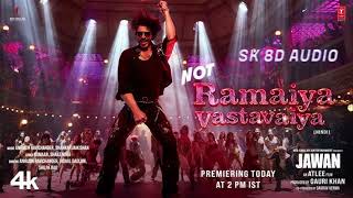 Not Ramaiya Vastavaiya | 8D | Jawan | Atlee | Anirudh Ravichander | SK 8D AUDIO | Use headphones