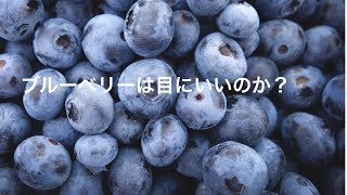 【５分で理解】 おすすめ　ブルーベリーで目がくっきり驚異の効果！