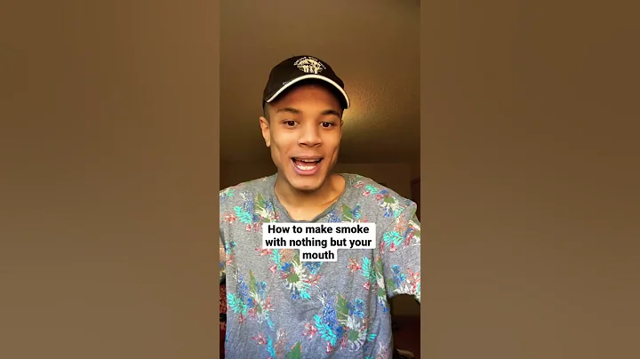 How to make smoke with nothing but your mouth #shorts #lifehacks