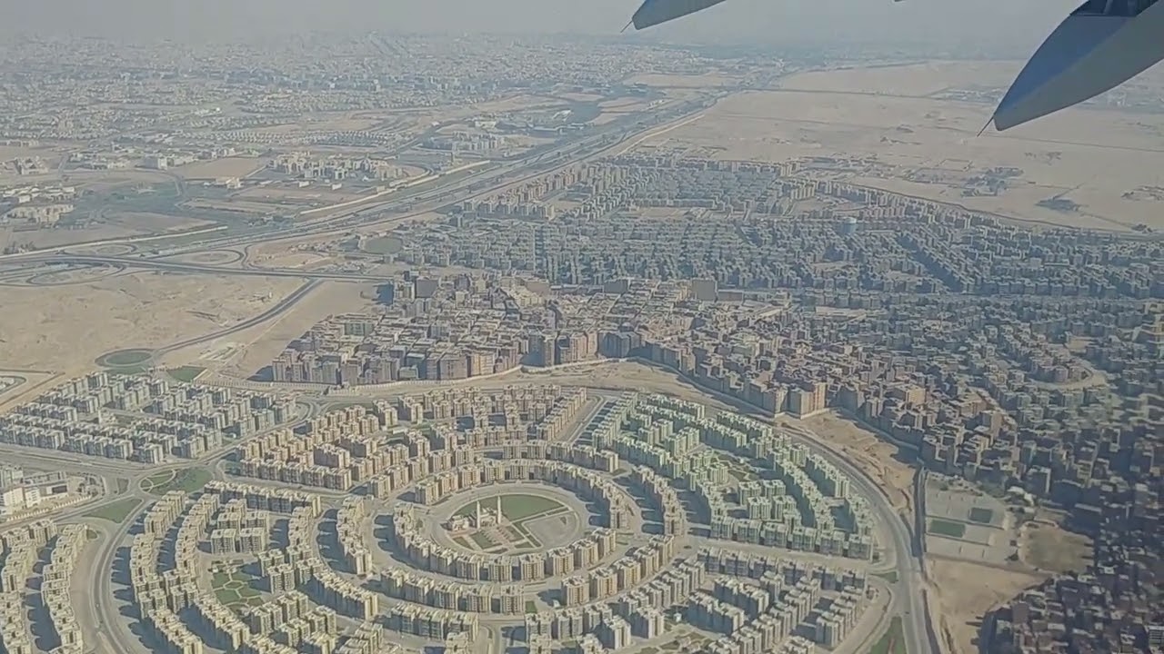 Cairo International Airport take off