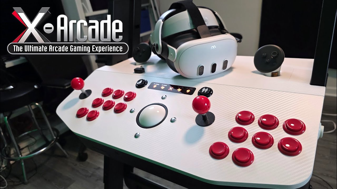 X-Arcade Arcade2TV-XR Discussion & Gameplay w/ Pinball FX VR on Quest 3