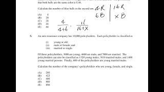 SOA P Exam Practice Problem 04