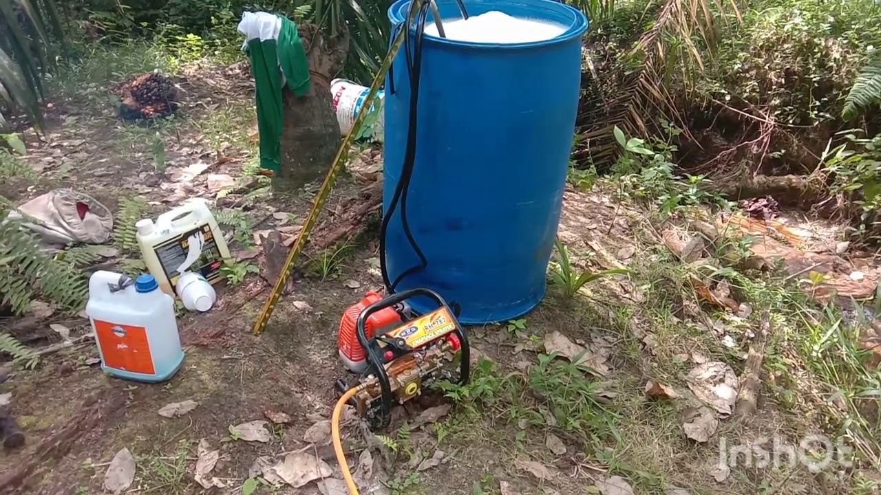 mesin semprot lahan kebun