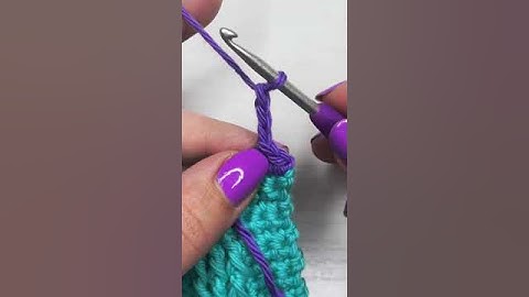 Picot Stitch Crochet Tutorial