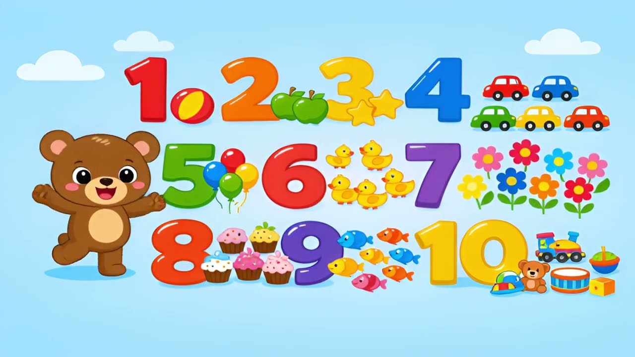 Vamos cantar de 1 a 10