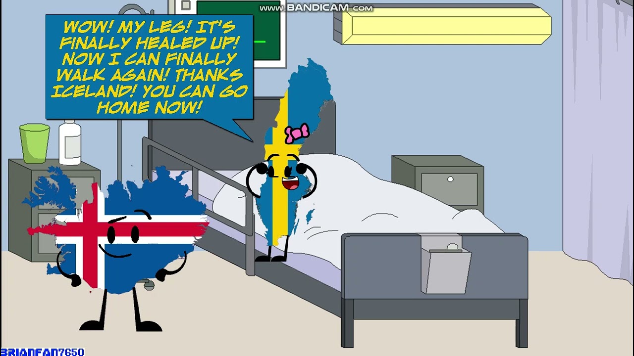 Iceland heals Sweden's leg