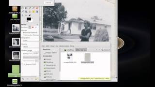 Combining or Stitching together the fronts and backs of scanned photographs for archiving purposes