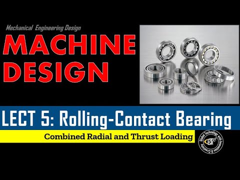 Combined Radial and Thrust Loading | Bearings | Machine Design | L5.2 (Urdu/Hindi)