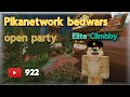 7000 Kills ⭐ PikaNetwork Bedwars Stream ⭐ Open Party