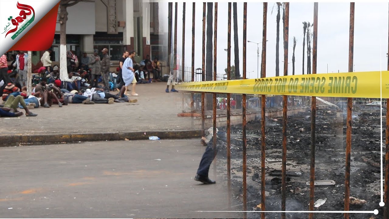 من جديد .. حريق مهول يلتهم مخيمات الأفارقة بمحطة أولاد زيان.. ومواطنون يدينون المهاجرين