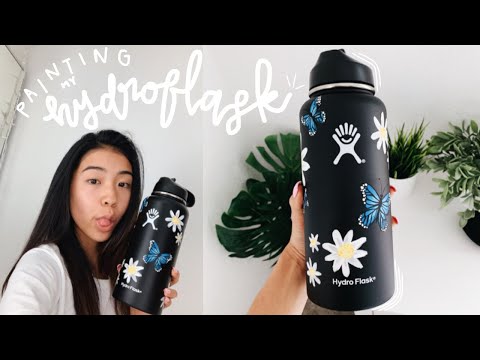 painted blue hydro flask