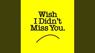 Wish I Didnt Miss You