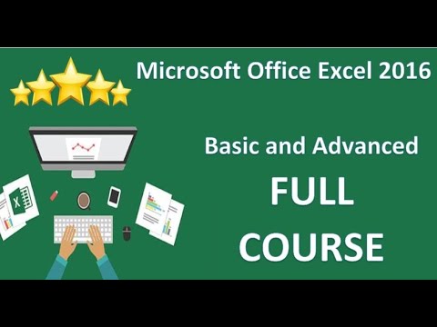 Microsoft Office Excel 2016 Basic and Advanced - Introduction - YouTube