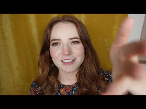 ASMR Sleepy Unintelligible Whispering (hand movements, ear to ear)