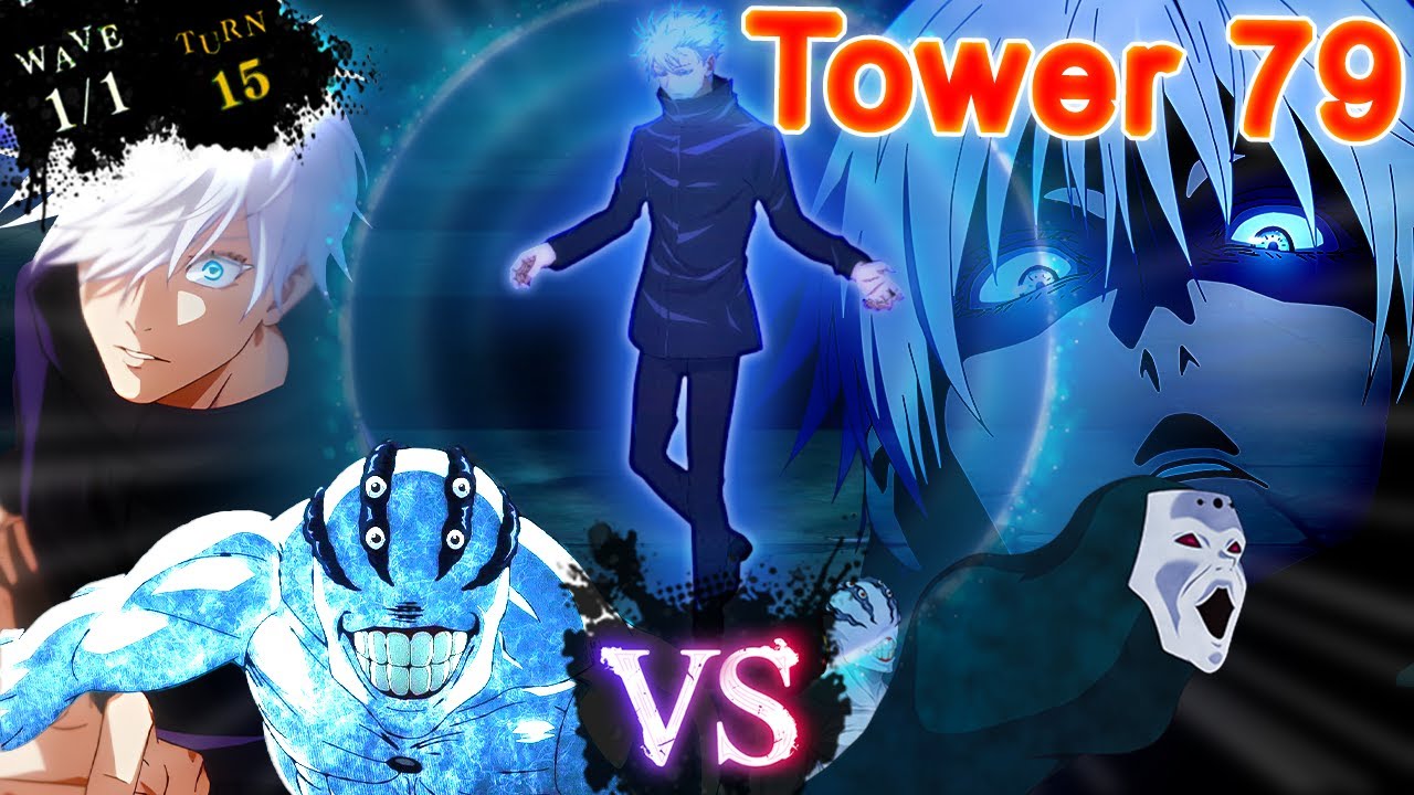0.2 Domain Gojo VS Tower Floor 79 Clear in 15 Turns (with yuta) | JJK Phantom Parade