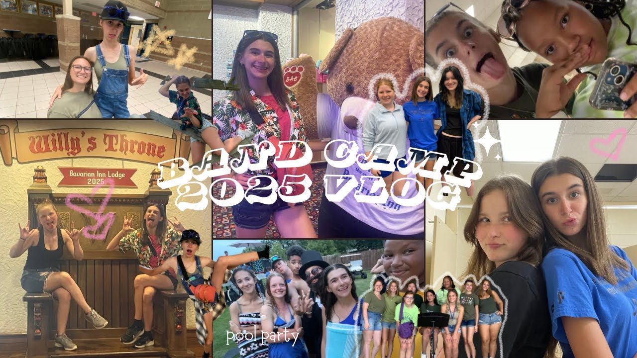 BAND CAMP 2025 VLOG  *junior year*