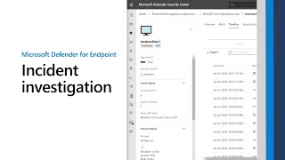 Incident investigations in Microsoft Defender for Endpoint screenshot 5