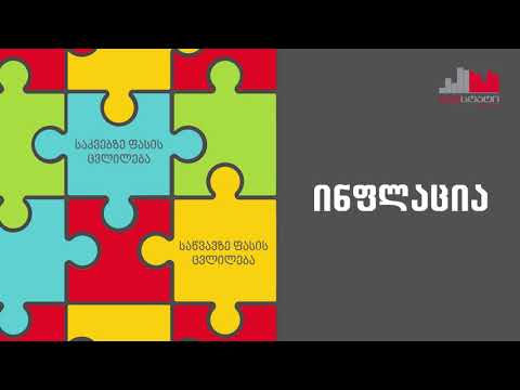 საქსტატი - ვიდეორგოლი სამომხმარებლო ფასების ინდექსის გაანგარიშების მეთოდოლოგიის შესახებ