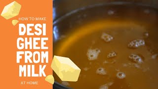 How to make Desi Ghee From Milk at home|ghar par desi ghee  malai sy banane ka aasaan tarika