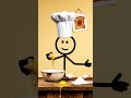 Watch a Stick Figure Cook Breakfast #shorts #funny