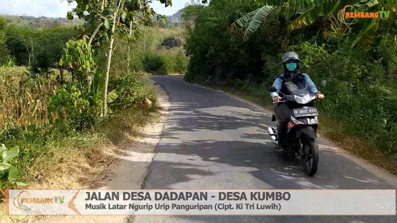 Jalan Desa Dadapan Desa Kumbo Sedan Rembang
