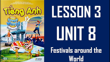 [TIẾNG ANH 7] [MỚI 2022] - I Learn Smart World 7 - Unit 8. Festivals around the World - Lesson 3