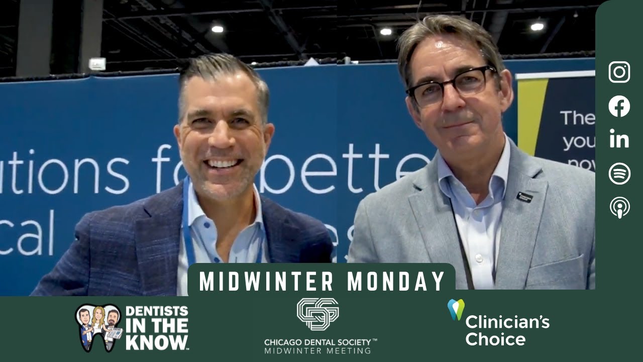 Peter Alport of Clinician’s Choice at Chicago Midwinter with the DINKs