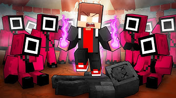 Dark JJ vs SQUID GAME - Maizen Minecraft Animation