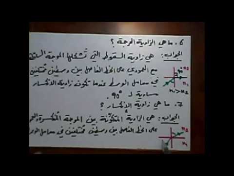 وسائط النقل والهوائيات أسئلة لوسائط النقل والهوائيات