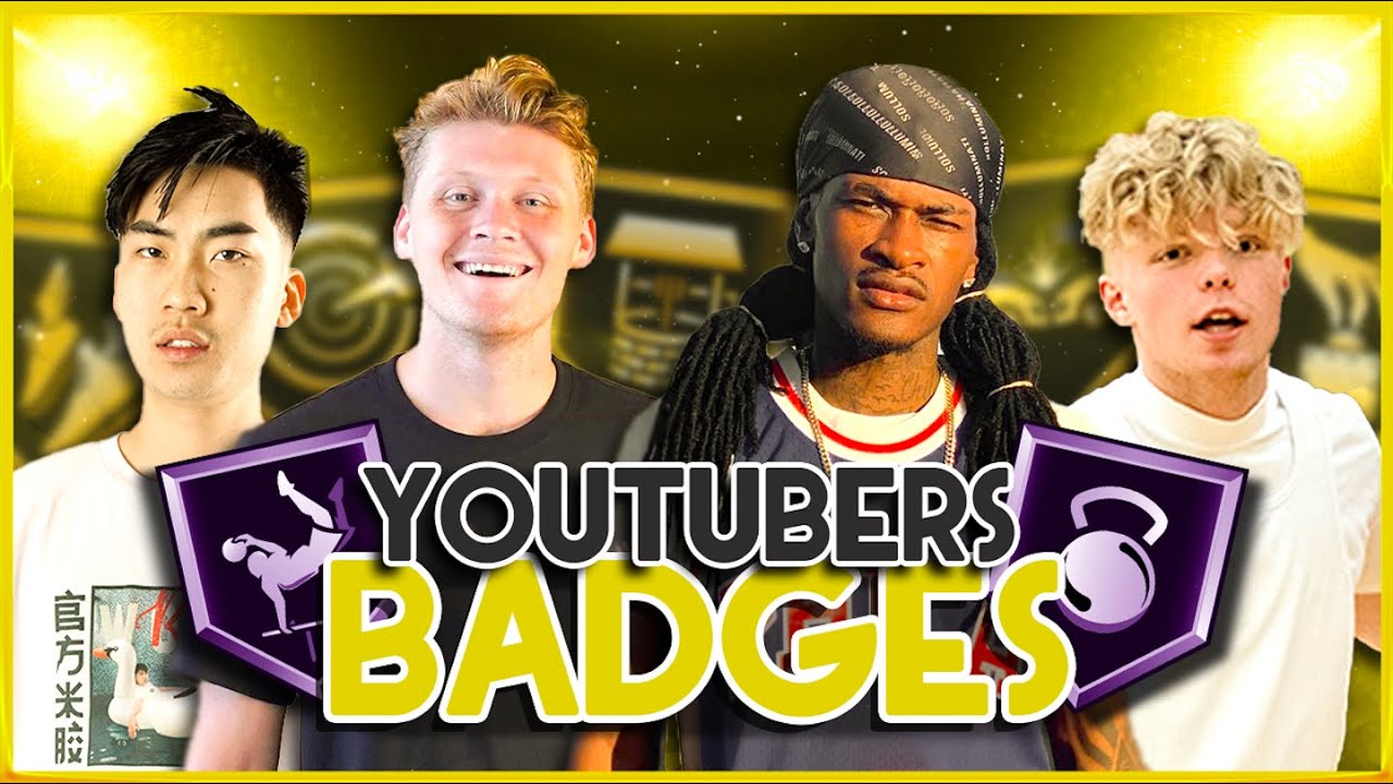 Giving Badges to Basketball YouTubers! Part 3! YouTube