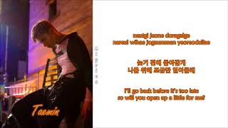 Taemin - Back to You (Rom~Han~Eng)