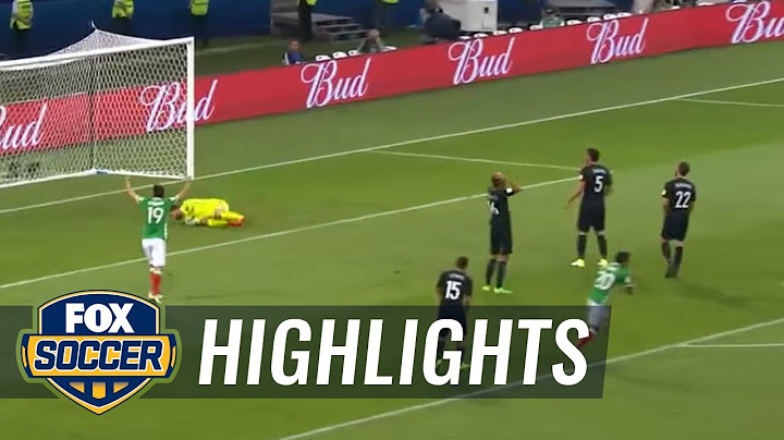 Raul Jimenez equalizes with beautiful goal for Mexico | 2017 FIFA Confederations Cup Highlights