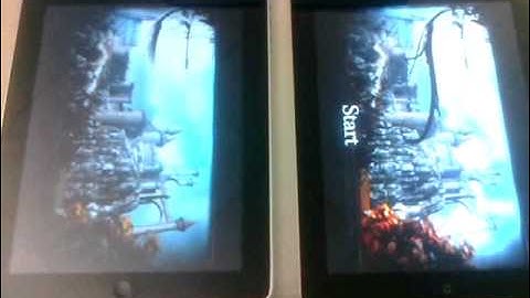 iPad 2 vs. iPad speed test